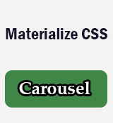 Materialize CSS Carousel