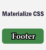 Materialize CSS Footer