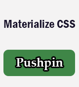 Materialize CSS Pushpin