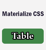 Materialize Tables Responsive